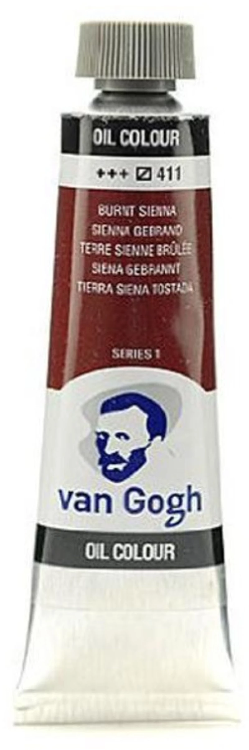 260461 Talens Van Gogh Χρώμα Λαδιού 411 Burnt Sienna 200ml