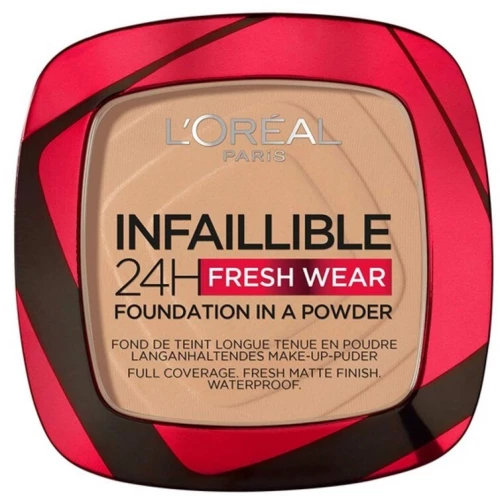 Συμπαγές Mακιγιάζ L'oreal Make Up Infallible Fresh Wear 24 Ώρες 140 (9 G)
