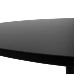 Τραπέζι Balou Pakoworld Mdf Μαύρο Φ100x75εκ
