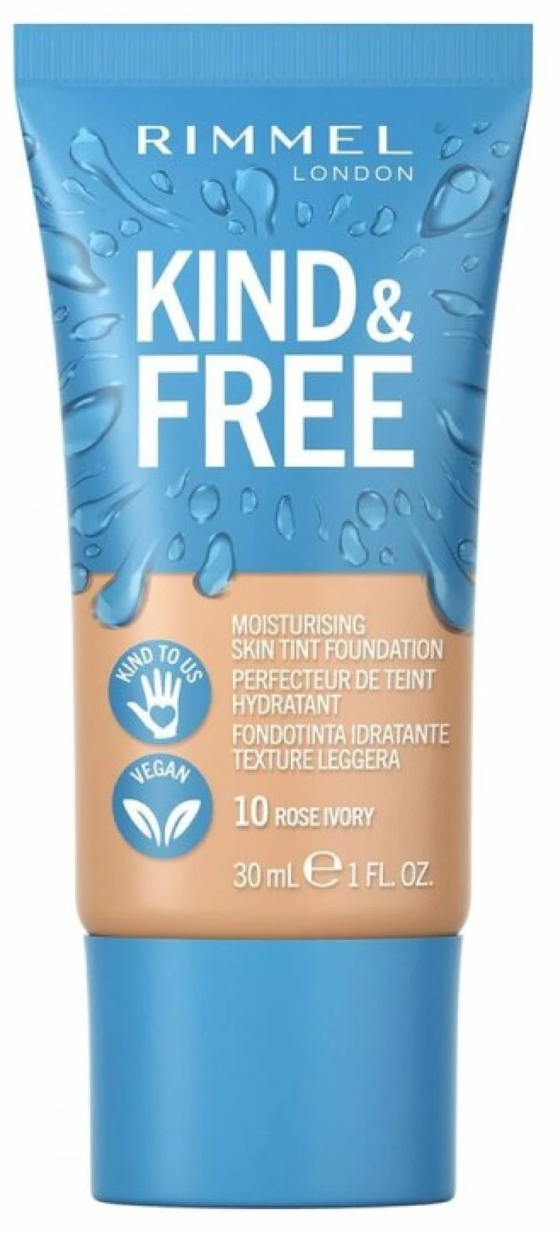 Βάση Μακιγιάζ Κρεμώδες Rimmel London Kind & Free 10-rose Ivory (30 Ml)