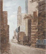 Πίνακας "πόλη" Καμβάς 60x90cm