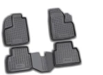 Fiat Doblo 11/2000-12/2009 Πατ.μαρκ.λαστιχο Σκαφακια (μαυρο) - 4 Τεμ.