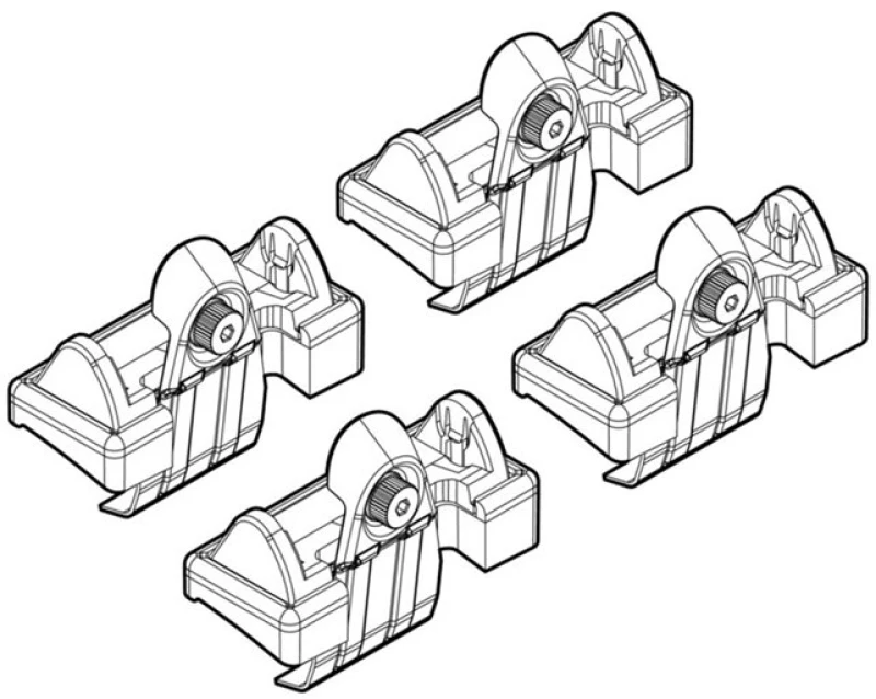 Lancia Ypsilon 09/03-05/11 /ypsilon Unyca 06/11+ Kit Ακρα (ποδια) Για Μπαρεσ Nordrive
