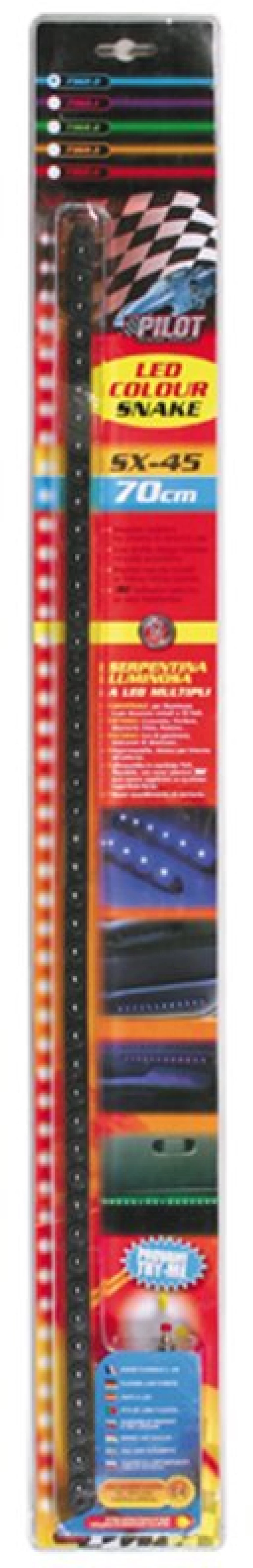 Tainia Σε Πλαστικη Βαση 45 Led 12v 70 Cm Κοκκινο-1 Τεμ.
