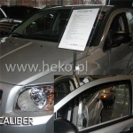 Dodge Caliber 5d 2006-2011 Ζευγαρι Ανεμοθραυστεσ Απο Ευκαμπτο Φιμε Πλαστικο Heko - 2 Τεμ.