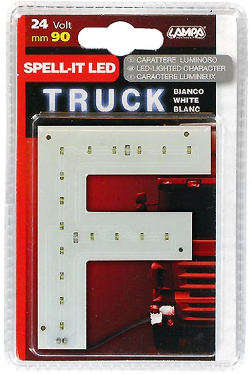 Γραμμα F Λευκο 24v Led