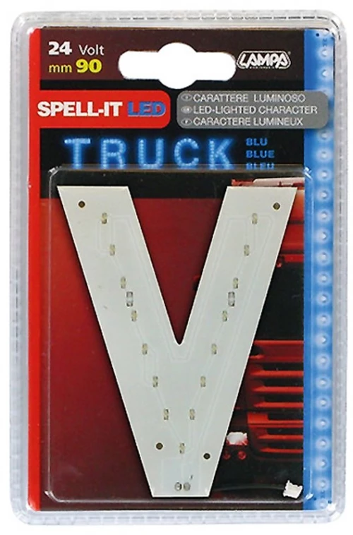 Γραμμα V Μπλε 24v Led