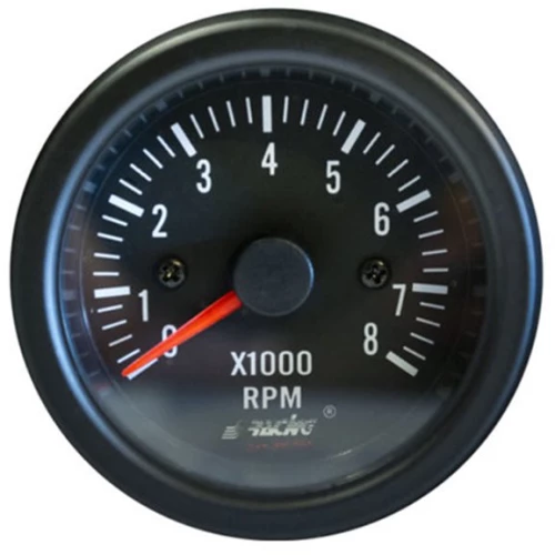 Στροφομετρο 0-8.000rpm 52mm Μαυρο