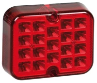 Πισω Φαναρι Ομιχλησ 12/24v (κοκκινο - 19 Led - 81 Χ 100mm) - 1 Τεμ.