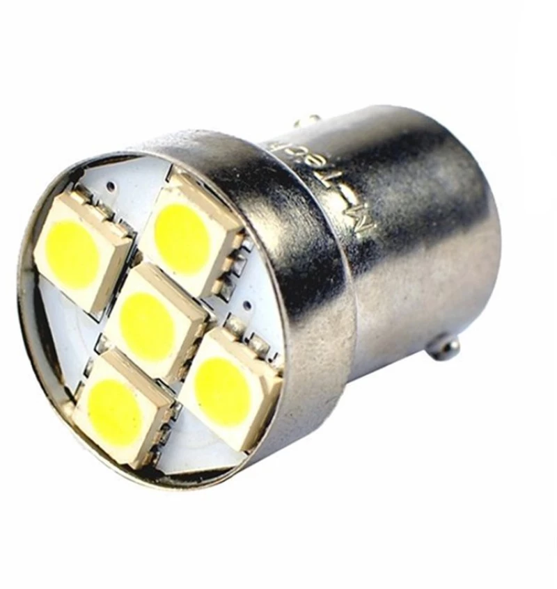 Λάμπα Ba15s (r10w /p21w) 5xsmd 5050 12v Λευκή 2τεμ
