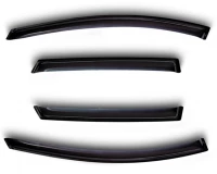 Honda Hr-v 5d 1999-2005 Ανεμοθραυστεσ Αυτοκολλητοι Εξωτερικοι Σετ 4 Τεμαχιων (σκουροι Φιμε)