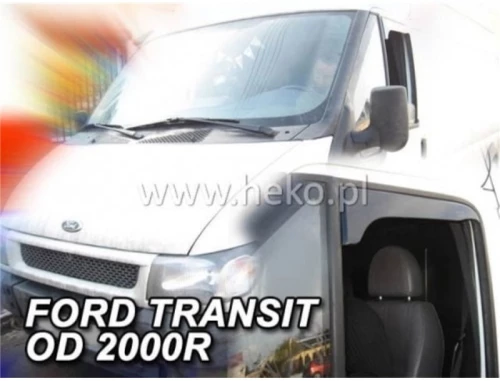 Ford Transit 2d 2000-2006 / T300 Ανω Μεροσ Κοντο Ζευγαρι Ανεμοθραυστεσ Απο Ευκαμπτο Φιμε Πλαστικο Heko - 2 Τεμ.