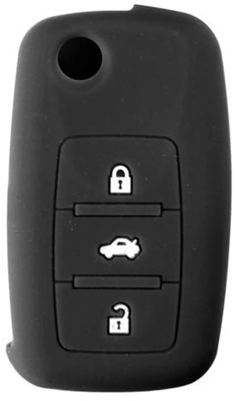 Seat/skoda/vw Type-1 Καλυμμα Κλειδιων Σιλικονησ Μαυρο Χρωμα 1τεμ.