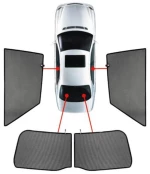 Skoda Rapid 5d 2012+ / Seat Toledo 5d 2012+ Κουρτινακια Μαρκε Car Shades - 4 Τεμ.
