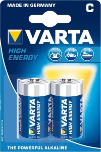Varta High Energy Αλκαλικές Μπαταρίες C 1.5V 2τμχ