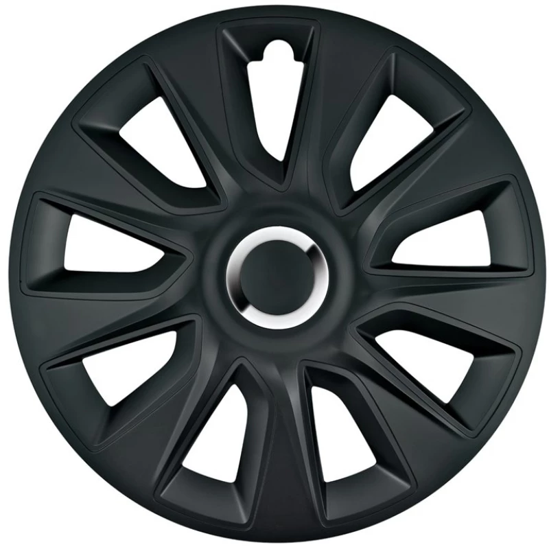 Τασια Stratos Rc 14 Inch Μαυρα Με Νικελ Δακτυλιδι Στο Κεντρο Σετ