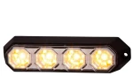 Φωσ Προειδοποιησησ 12/24v Hor78 6w 4led 143x35mm Πορτοκαλι