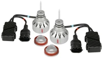 H8/h9/h11 932v 6.500k 3.600lm 40w Px26d Halo Led Series 12 Power-pointer Led Kit 2τεμ.