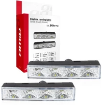 Φωτα Ημερασ Drl 540hp Pro 12/24v 6w 4xsmd Led 800lm 125x24x5030mm 2τεμ