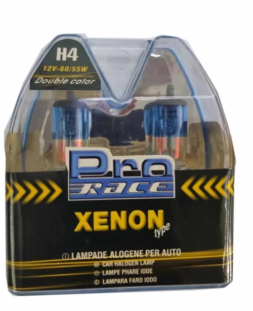 H4 12v 60/55w P43t Rainbow Bluε Τυπου Xenon Pro-race - 2 Τεμ.