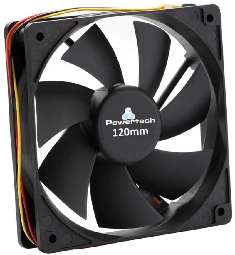 Powertech Ανεμιστήρας Pt-156, 120 X 120 X 25mm, 12v, 3pin & 4 Βίδες
