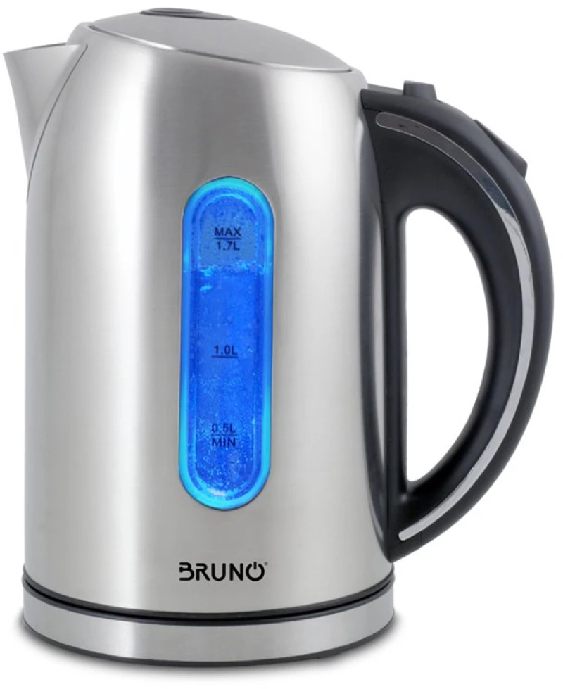Bruno Ηλεκτρικός Βραστήρας Brn-0028, 2200w, 1.7lt, Βάση 360°, Led