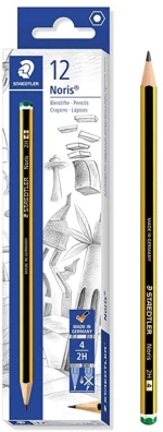 Staedtler Ξύλινο Μολύβι Noris 120-4, Εξάγωνο, 2η4, 12τμχ