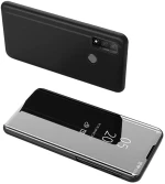 Powertech Θήκη Clear View Mob-1515, Huawei P Smart 2020, Μαύρη