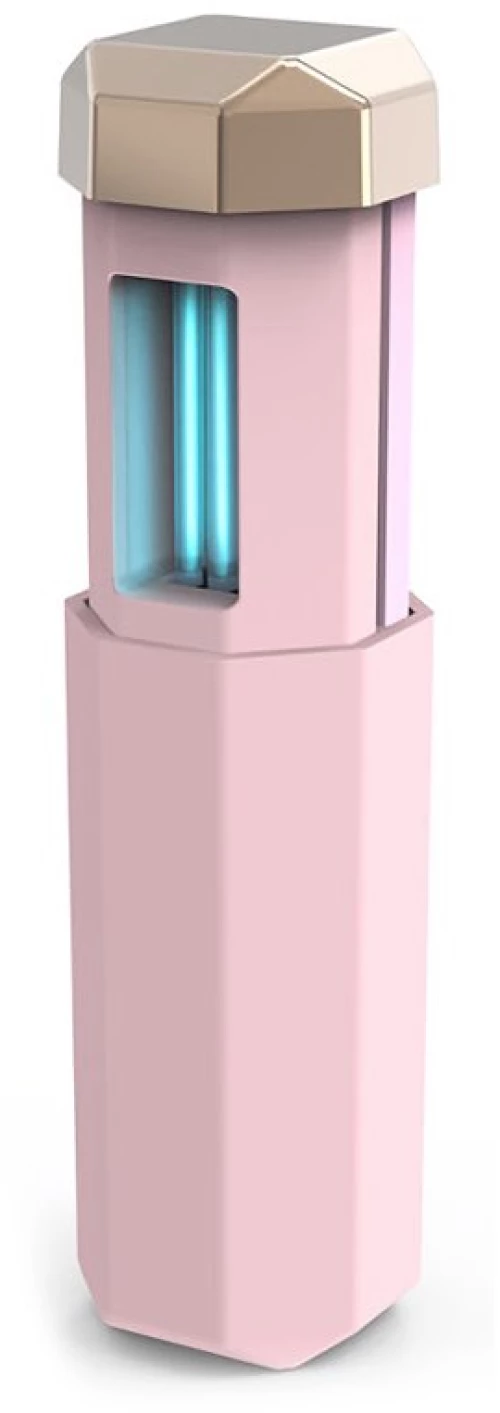 Mini Αποστειρωτής Υπεριώδους Ακτινοβολίας Uvc Uvs-pk, Φορητός, Ροζ