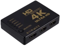 Powertech Hdmi Amplifier Switch 5 In 1 Pth-052, 4k, 3d, Remote Control