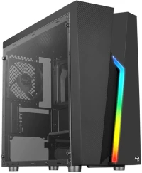 Aerocool Pc Case Mini Tower Bolt-mini, 200.7x369.5x381mm, 1x Fan, Μαύρο
