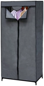 Ντουλάπα Υφασμάτινη Γκρι 70x45x150 Cm
