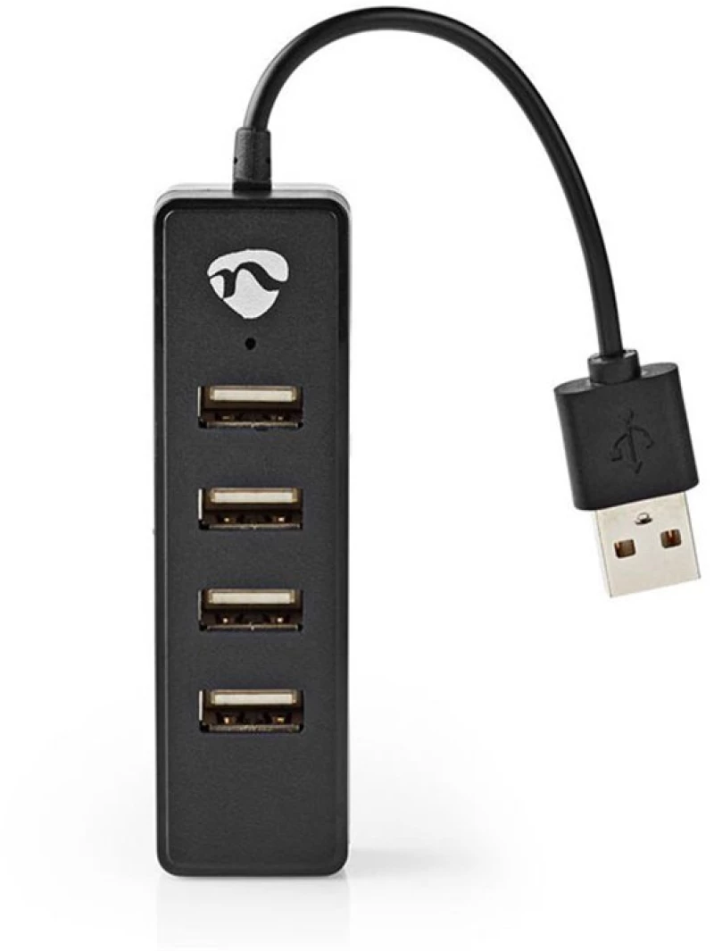 Nedis Uhubu2420bk Usb Hub 4-port Usb 2.0 Black