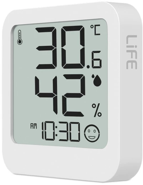 Life Contempo White Thermometer And Hyrgometer