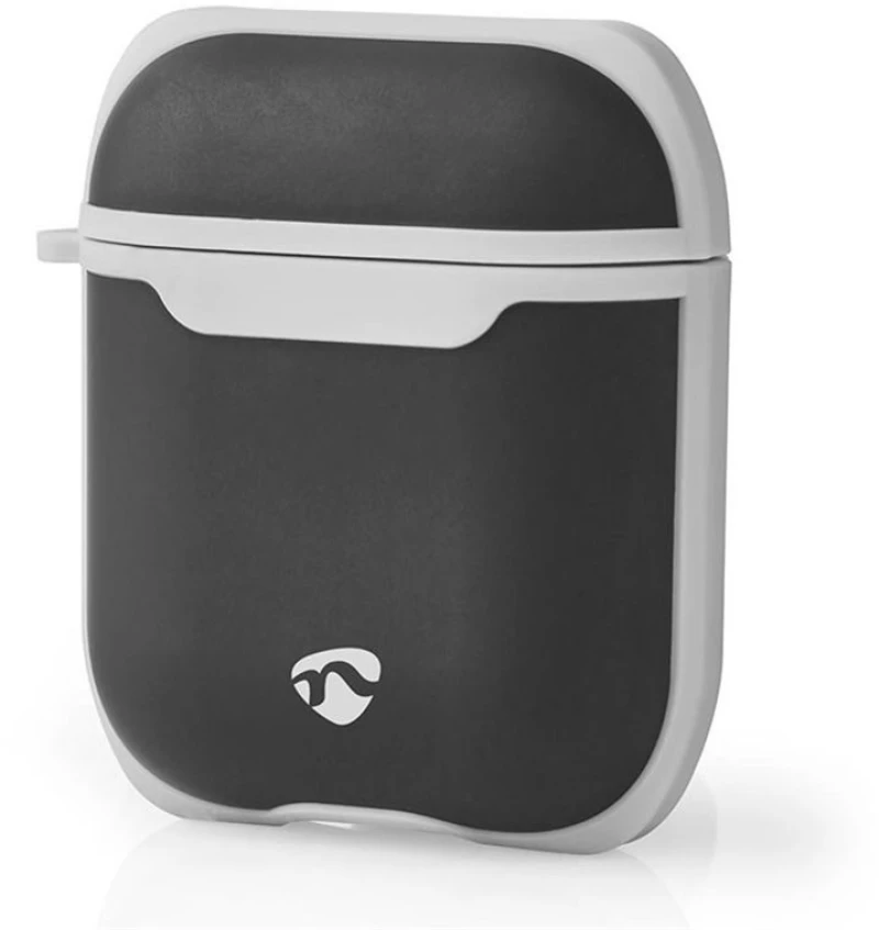 Nedis Apce100bkgy Airpods 1 And Airpods 2 Case Black / Grey