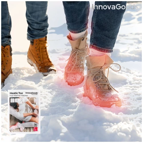 Μπαλώματα Για Την Θέρμανση Ποδιών Heatic Toe Innovagoods (πακέτο Με 10)