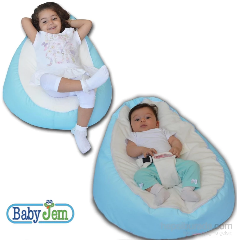 Πολυθρονάκι-ρηλάξ Baby Jem (γκρι)