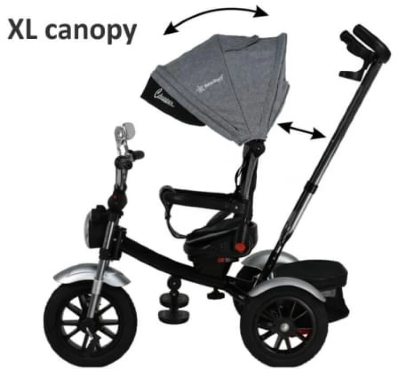 Ποδηλατάκι Bebe Stars Chopper 6in1 (μαύρο)