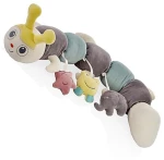 Λούτρινο Παιχνίδι Δραστηριοτήτων Baby Jem Caterpillar (σιέλ)