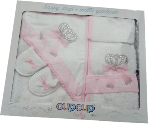 Σετ Mπουρνουζιών 5τχμ. Pink Crown