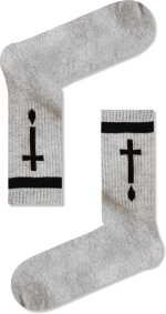 Vtex Socks Unisex Κάλτσες Γκρι Αθλητικές
