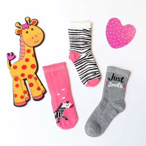 Vtex Socks Παιδικές Κάλτσες Σετ "Just Smile"