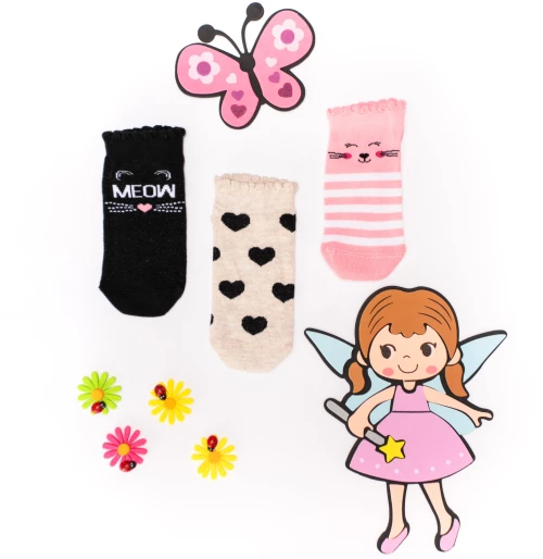 Vtex Socks Παιδικές Κάλτσες Σετ "Meow"