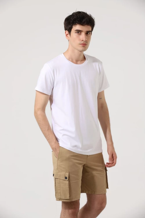 Vtex Socks Ανδρικό T-shirt Λευκό