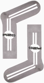 Vtex Socks Ανδρικές Κάλτσες Γκρι 924 TURBO