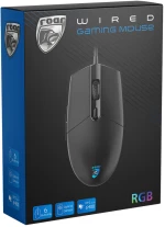 ROAR ενσύρματο gaming ποντίκι RR-0012, οπτικό, 6400DPI, 6 πλήκτρα, μαύρο