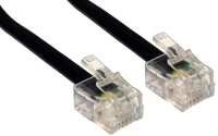 POWERTECH καλώδιο τηλεφώνου RJ11 6P4C CAB-T012, 20m, μαύρο