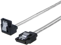 POWERTECH Καλώδιο SATA III 7pin σε 7pin 90° CAB-W033, flat, 0.5m