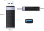ORICO card reader CS2D-A3 για SD & Micro SD  USB 3.0  μαύρο