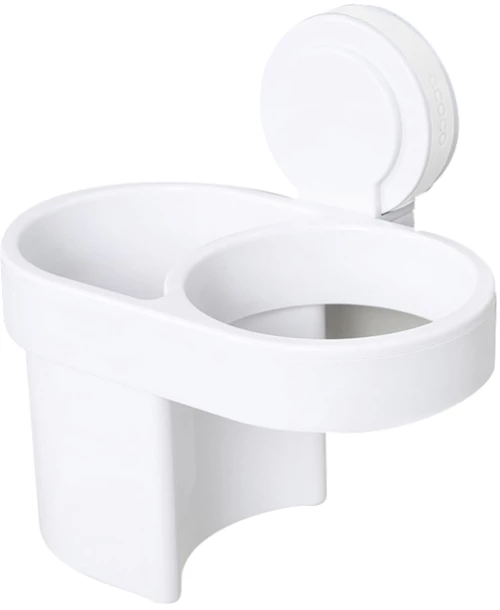 ECOCO βάση οδοντόβουρτσας και σεσουάρ μαλλιών E1509  λευκή